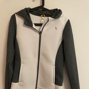 Lole white grey light jacket, excellent condition